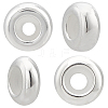 4 Pcs 2 Styles 925 Sterling Silver Spacer Beads STER-SC0001-01S-1