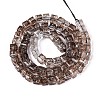 Crackle Transparent Glass Beads Strands GLAA-N062-6mm-01-2