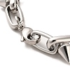 Non-Tarnish 304 Stainless Steel Spike Link Chain Bracelets BJEW-E094-13P-3