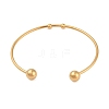 Fashion 304 Stainless Steel Cuff Bangles Torque Bangles BJEW-H473-01G-4