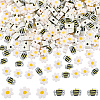 300Pcs 2 Styles Handmade Polymer Clay Beads CLAY-SC0002-95-1