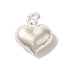 925 Sterling Silver Heart Charms with Jump Rings FIND-U013-05S-02