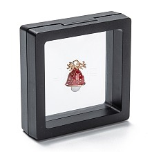Square Transparent PE Thin Film Suspension Jewelry Display Box CON-D009-01B-03