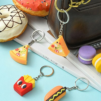 PVC Plastic Pendant Keychain KEYC-YW0001-13-1