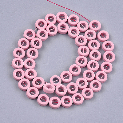 Spray Painted Non-magnetic Synthetic Hematite Beads Strands G-T116-20A-05-1