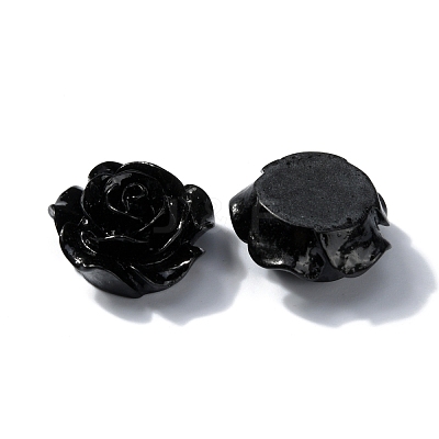 Opaque Resin Cabochons CRES-WH0013-04C-1