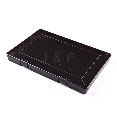124 Grids Polypropylene(PP) Craft Organizer Case Storage Box CON-K004-08-1