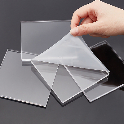 4Pcs Acrylic Board TACR-OC0001-06-1