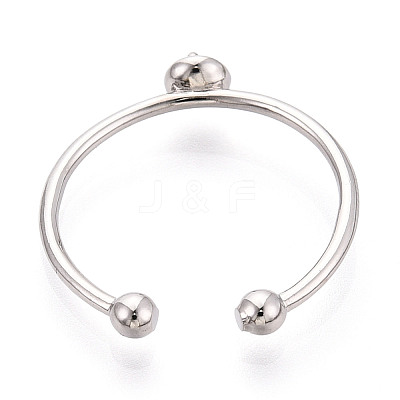 Brass Cup Peg Ring Settings KK-N274-35P-1