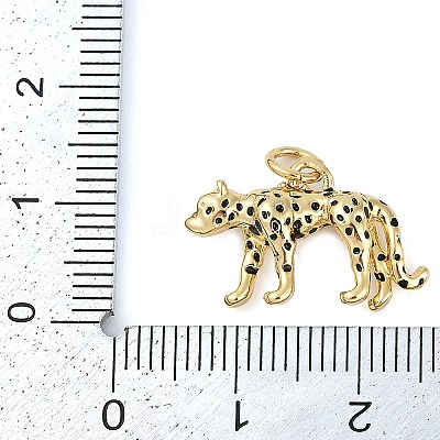 Rack Plating Brass Enamel Pendants KK-P287-10G-1