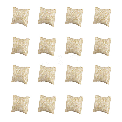 Kraft Hemp Pillow Holder for Jewelry Bracelet & Watch Displays BDIS-WH0002-01-1