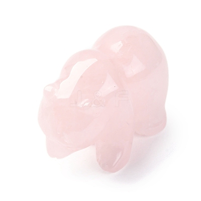 Natural Rose Quartz Display Decorations DJEW-P019-C05-1