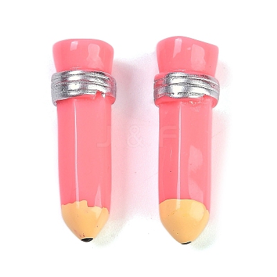 Pencil Resin Cabochons RESI-Q014-06F-1