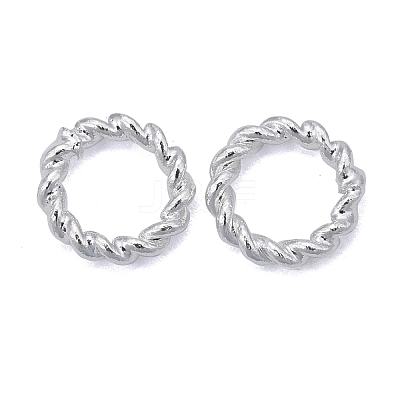 Brass Soldered Closed Jump Rings KK-K253-15A-03S-1