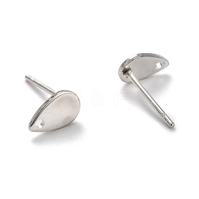 Non-Tarnish 304 Stainless Steel Stud Earring Findings LS-STAS-L211-05C-P-1