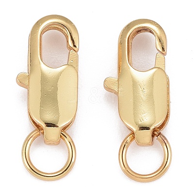 Grade AAA Brass Lobster Claw Clasps X-KK-O093-32-NR-1