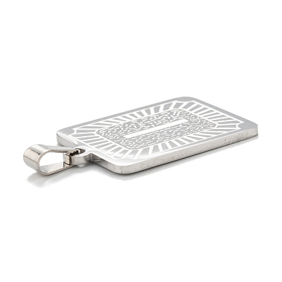Non-Tarnish 304 Stainless Steel Pendants STAS-K216-48I-P-1