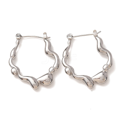 304 Stainless Steel Hoop Earrings for Women SA-CBA7B26-02P-1