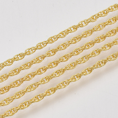 Soldered Brass Covered Iron Rope Chains CH-S125-07B-G-1