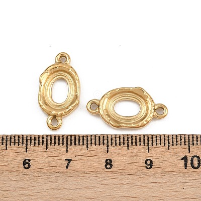 304 Stainless Steel Connector Cabochon Settings X-STAS-L303-29G-1