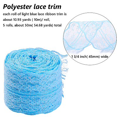 Polyester Lace Trim OCOR-A004-01B-1