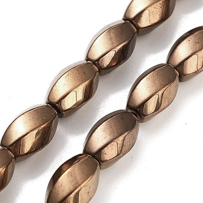Synthetic Non-magnetic Hematite Beads Strands G-P545-G02-01D-1