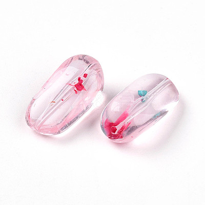 Transparent Acrylic Beads TACR-T028-36C-1