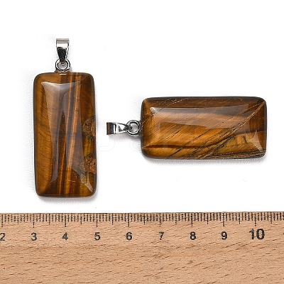 Natural Tiger Eye Pendants GG-CBAA0EE-01P-10-1