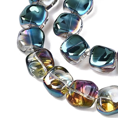 Electroplate Glass Beads Strands EGLA-N012-07V-1