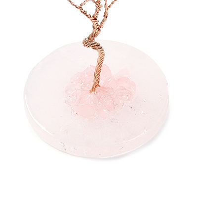 Natural Amethyst Chips Tree Decorations DJEW-S001-01B-1