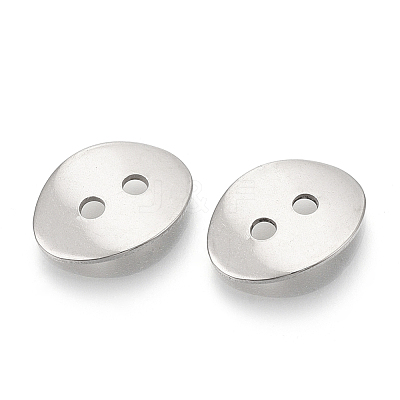 Tarnish Resistant 201 Stainless Steel Buttons X-STAS-T047-07-1
