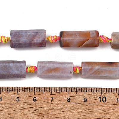 Natural Fire Crackle Agate Beads Strands GG-T001-02A-1