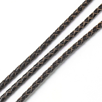 Leather Braided Cord WL-Q005-3mm-12-1