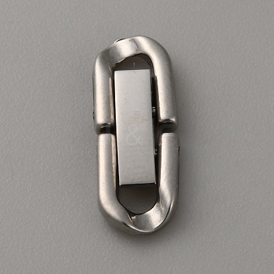 304 Stainless Steel Fold Over Clasps STAS-WH0036-31P-1
