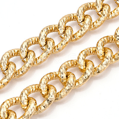 Aluminum Textured Curb Chains CHA-N003-04KCG-1