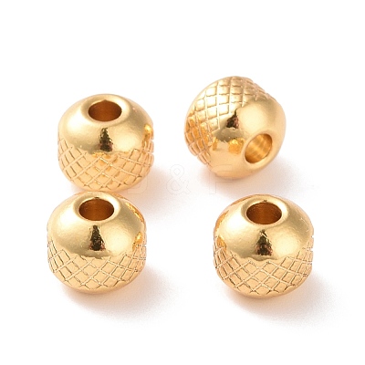 304 Stainless Steel Beads STAS-G133-06G-1
