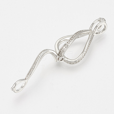 Brass Locket Pendants KK-Q748-039P-1