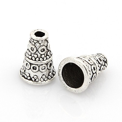 Tibetan Style Alloy Bead Cone LF0806Y-NF-1