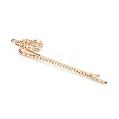 Brass Hair Bobby Pin Findings KK-S356-648-NF-1