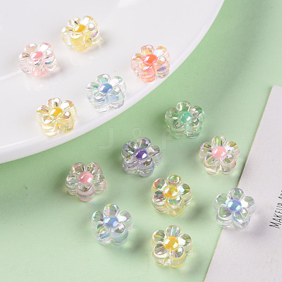 Transparent Acrylic Beads TACR-S152-06B-1