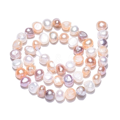 Natural Cultured Freshwater Pearl Beads Strands PEAR-T003-10-1