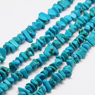Chips Natural Magnesite Beads Strands G-N0132-05-1