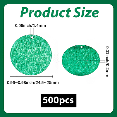 500Pcs PVC Plastic Pendants KY-GF0001-67B-05-1