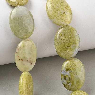 Natural Lemon Jade Beads Strands G-B078-G04-02-1