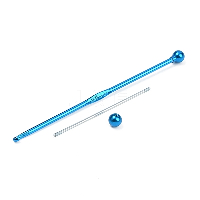 DIY Alloy Beadable Crochet Hooks AJEW-A064-02E-1