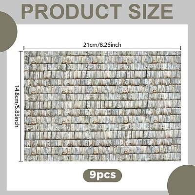 Paper Wallpaper Mini Model DIY-WH0899-891E-1