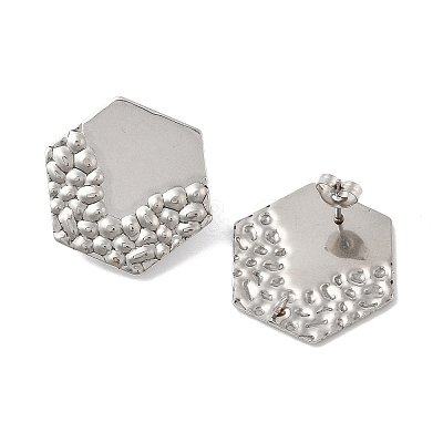 304 Stainless Steel Stud Earrings Findings LS-EJEW-R151-01P-02-1