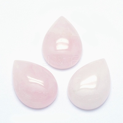 Natural Rose Quartz Cabochons X-G-E491-B-21-1