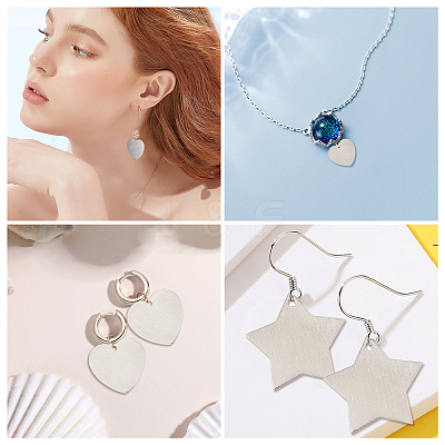 30Pcs 15 Style 304 Stainless Steel Pendants STAS-DC0001-07-1