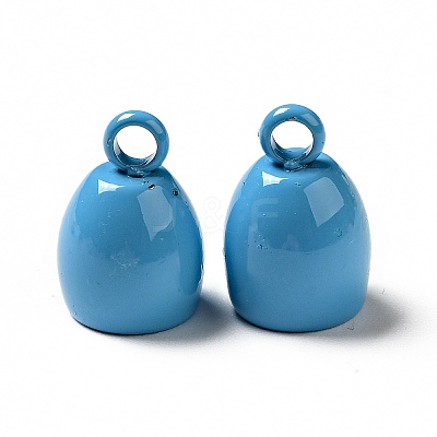 Spray Painted 201 Stainless Steel Cord Ends STAS-G304-01D-1